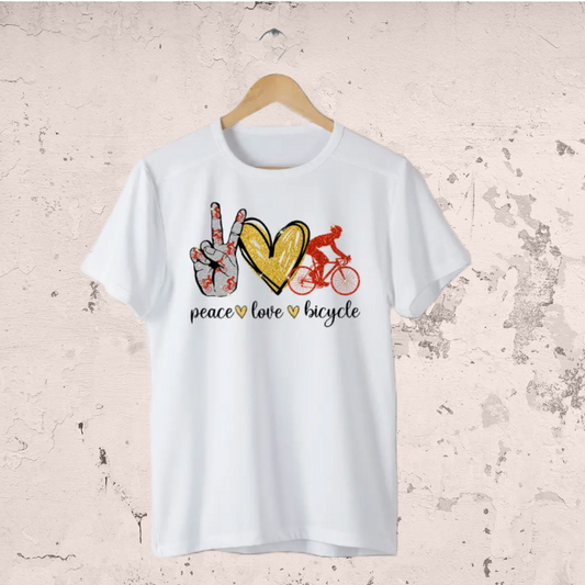 Peace-Love-Bicycle Shirt